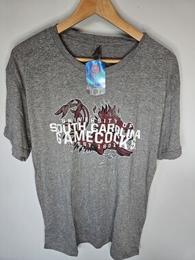 NWT Ouray Sportswear South Carolina Gamecocks Tee Size L NCAA Official Soft